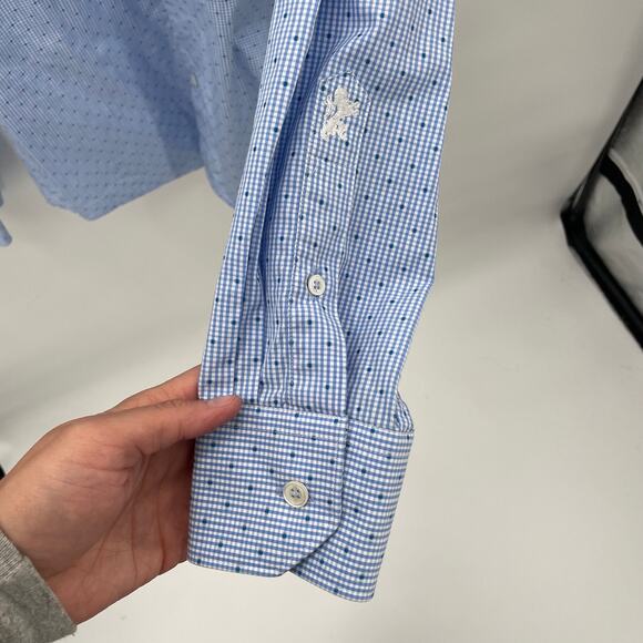 Bugatchi Uomo Men's Cotton Button Down // M 15.5, 34/35 - Picture 7 of 11